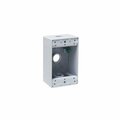 Taymac Electrical Box, 18.3 cu in, Outlet Box, 1 Gang, Aluminum, Rectangular 5320-1